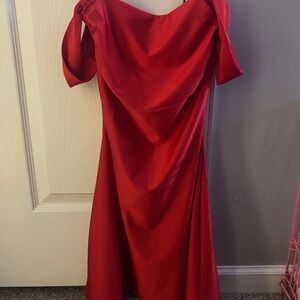 Windsor One Shoulder Red Dress